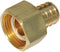 SharkBite 1 Inch NPSM Crimp Swivel Adapter, Brass Plumbing Fittings, PEX Pipe, PE-RT, UC594LFA...