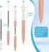 Ballpoint Pens 0.7mm Pens Black Ink Retractable Writing Pen Office Fine Ball Point Pen for Journaling (6+1 count)...
