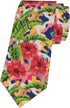 Hawaii Mens Tie Tropical Floral Palm Leaves Camo Necktie,Fun Print Woven Slim Neck Ties for Men...