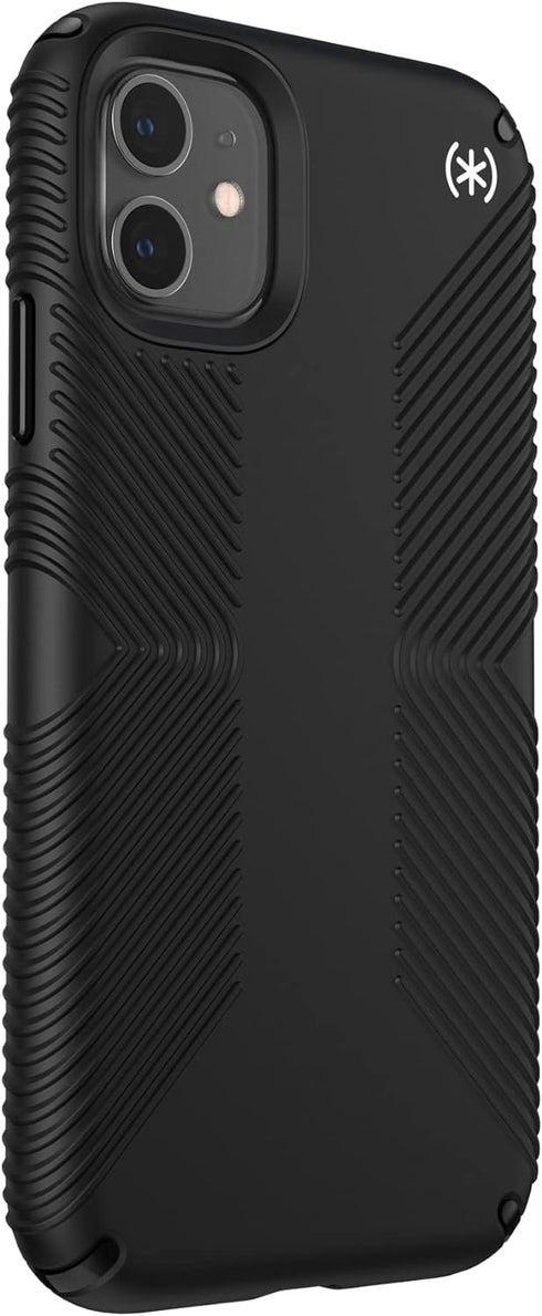 Speck iPhone 11 Case - Drop Protection, Shock-Absorbent Fits iPhone XR Case & iPhone 11 - Heavy Duty, Extra Grip Slim Design with Added Grip & Sof...