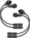 Waterproof Connectors 3 Wire, 16AWG Male Female Plug LED Connector with M16 Electrical Cable Connector,IP68 20CM Extension Cable for Car, Truck, B...