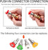 360° Rotation Pressure Washer Spray Nozzle Tip Set?4000 PSI Universal Power Washer Multiple Degrees Nozzle? 1/4 inch Quick Connect Design 4-Pack (...