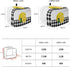 Summer Lemon Toaster Cover 4 Slice, Large Kitchen Appliance Covers, Farmhouse Rustic Black White Plaid Toaster Oven Cover with Loop, Bread Machine...
