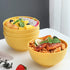 Kyraton Cereal Bowls 4 Pieces, Unbreakable And Reusable Light Weight Bowl For Rice Noodle Soup Snack Salad Fruit Dishwasher Safe, Microwave Safe B...