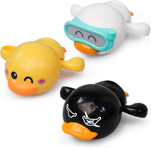 LiKee Baby Bath Toys for Kids Ages 1-3, Floating Wind-Up Toddler Bathtub Toy for Boy Girl Birthday Gift, 12 Months Infant Pool Swimming Water Game...