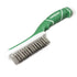 Wire Brush for Cleaning-Heavy Duty 11 Inch Stainless Steel Wire Scratch Brush for Cleaning Rust with Rubber Covered Handle...