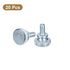 uxcell M4x10mm Knurled Thumb Screws,20pcs Carbon Steel Zinc Plated Flat Knurled Head Fully Threaded Thumb Screws Bolts Fastener...