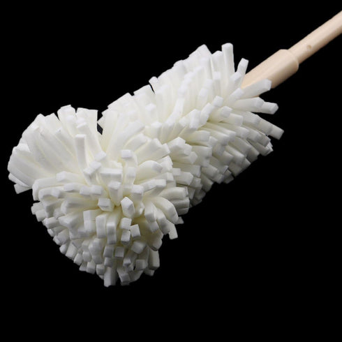 uxcell Sponge Head Long Handle Detachable Milk Bottle Tea Cup Glass Cleaning Brush Cleaner 3 PCS...