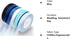 6 Rolls Sheer Chiffon Ribbon Organza Satin Ribbon Transparent Chiffon Ribbon for Wrapping Decorating Valentine's Day Wedding Birthday Bouquet Garl...