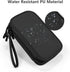 Cables Organizer for Travel Pouch and Storage Tech Accessories Electronics Cords Charger iPhone Keys Power Bank Money Hard Drive Cases (Black-Soft...