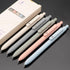 5PCS Retractable Gel Pens Set, Quick Dry Black Ink Fine Point Roller Ball Gel Ink Pen for Smooth Writing (Morandi Color)...