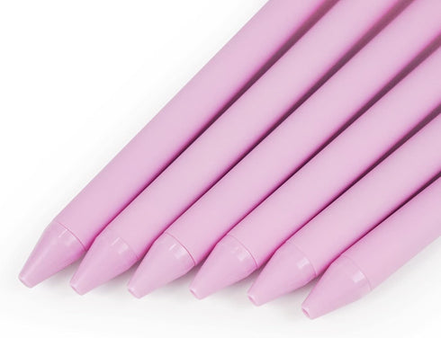 12 Pcs Light Pink Retractable Gel Ink Pens 0.5 mm Point Black Ink Office Cute Gel Pens for Women...