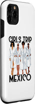 iPhone 11 Pro Girls Trip 2024 Mexico For Black Melanin Women Spa Relax Case...