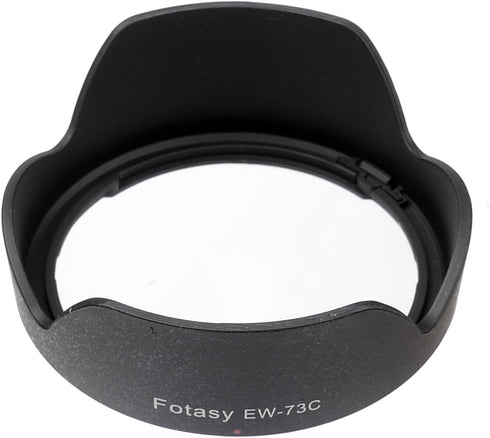 Fotasy Bayonet Lens Hood for Canon EF-S 10-18mm f/4.5-5.6 IS STM Lens, replaces Canon EW-73C...