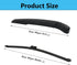 Rear Wiper Blade Arm Set Replacement for BMW X3 F25 2011-2017 Back Glass Wipers, Factory OE Style Rear Windshield Wiper Arm & Wiper Blade 61627213...