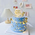 Sentovac Gold Star Sprinkles Edible Sugar for Cake Decorating Mix Sizes Gold Star Sprinkles Cake Topper Cupcake Cookie Baking Decorations Hallowee...