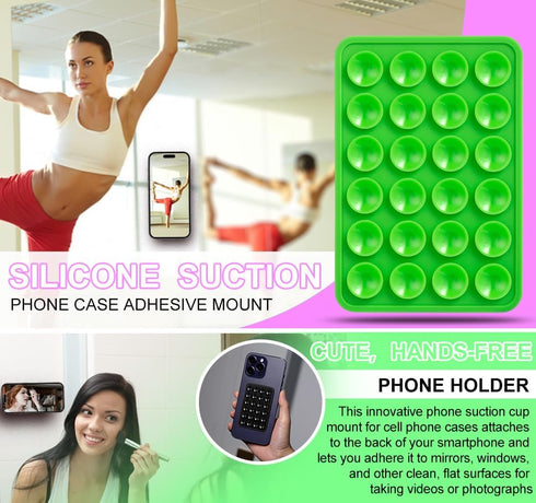 Suction Cup Phone Mount with Camera Shutter Remote Control with Bluetooth Wireless Technology- Create Amazing Photos and Videos Hands-Free - Works...