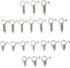 20Pcs Spring Door Latch for Cages Metal Finger Spring Hooks 2 Sizes Multi-Functional Wire Cage Spring Latch Security for Fixing Pet Cage Door Dog ...