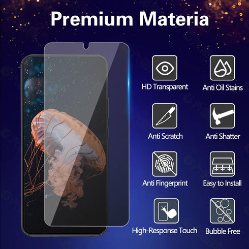 [ 2 + 2 Pack for Samsung Galaxy S24 PLUS Privacy Screen Protector and Camera Lens Protector, 6.7 Inch Tempered Glass Anti Spy Black Protect Film S...