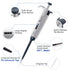 0.5-10?l Adjustable Volume Pipette, Lab Single Channel Micropipette, 10?l High Precision Pipettor Autoclavable...
