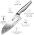 DDF iohEF Kitchen Knife, Chef's Knife In Japanese Stainless Steel Professional Santoku Cooking Knife, 7 Inch Non-slip Ultra Sharp Knife with Ergon...