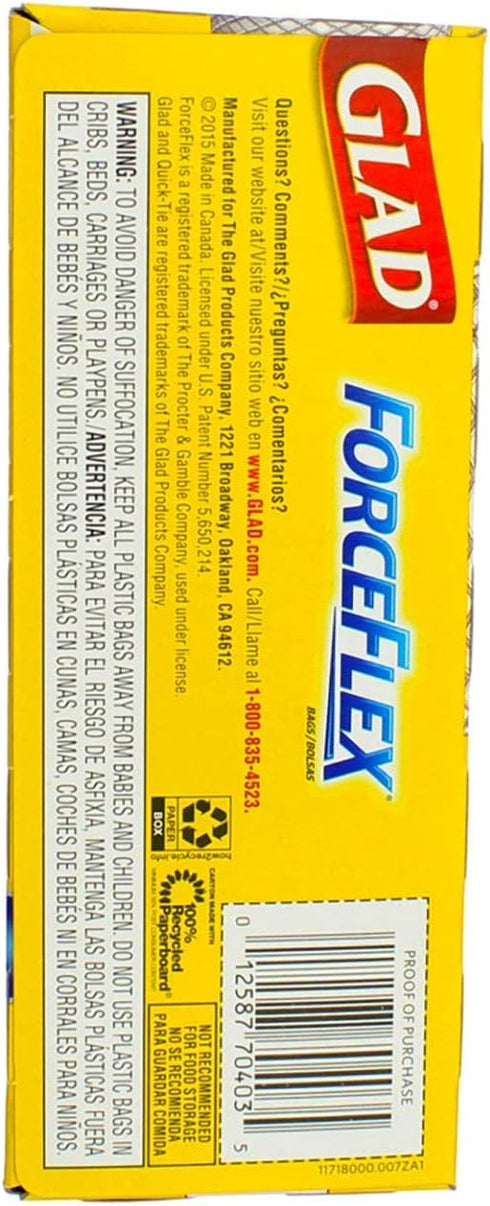 ForceFlex Quick-Tie Medium Trash Bags (Box of 26)...