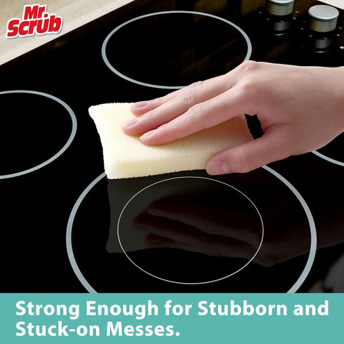 All-Purpose Sponges, Non Scratch, for Washing and Cleaning Dishes, Premium Scrub and Scrubbers, 12 Pads, Ideal for Kitchen, Bathroom...