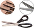 Pinking Shears, Stainless Steel Dressmaking Scissors, Serrated and Scalloped Blades, Professional Sewing Craft Cut Tailor Zig-Zag Tool, Fabric Dec...
