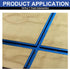 4Set T-Track Intersection kit Blue for Woodworking, Universal Aluminum T Tracks Tool Accessories...