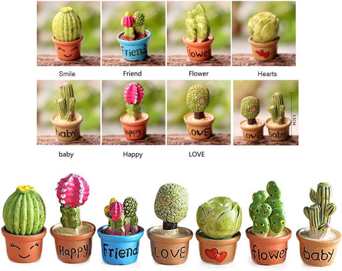 7 in 1 Dollhouse Decoration Plant Pots Miniature Green Potted Miniature Bonsai Model Dollhouse Accessories Decor,1 12 Scale Doll House Miniature P...