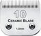 10 Blade Dog Grooming Clipper Replacement Blades Compatible with Andis Dog Clippers,Detachable Ceramic Blade & Stainless Steel Blade,Size-10, 1/16...