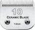10 Blade Dog Grooming Clipper Replacement Blades Compatible with Andis Dog Clippers,Detachable Ceramic Blade & Stainless Steel Blade,Size-10, 1/16...