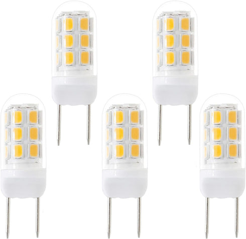 G8 LED Bulb 120V 30W Halogen Light Bulb Lamp for Over The Range Microwave Hood, Kitchen Over Stove Light Surface Light Bulbs for GE Microwave Oven...