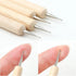 5 Pcs Embossing Stylus Set with Different Size Wooden Ball Embossing Stylus Double End Tracing Dotting Tool......