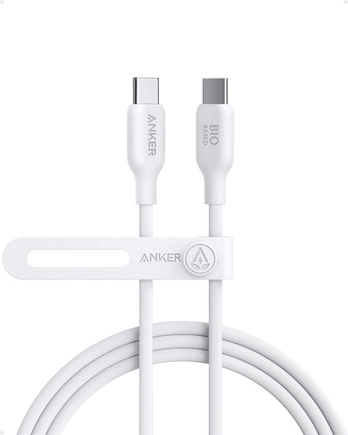 Anker 543 USB C to USB C Cable (140W 6ft), USB 2.0 Bio-Based Charging Cable for MacBook Pro 2020, iPad Pro 2020, iPad Air 4, Samsung Galaxy Samsun...