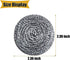 16 PCS Stainless Steel Sponges Scrubbers Cleaning Ball Utensil Scrubber Density Metal Scrubber Scouring Pads Ball for Pot Pan Dish Wash Cleaning f...