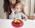 Baby Divided Plate Placemat Silicone- Portable Non Slip Child Feeding Suction Plate for Children Babies and Kids BPA Free Baby Dinner Plate Microw...
