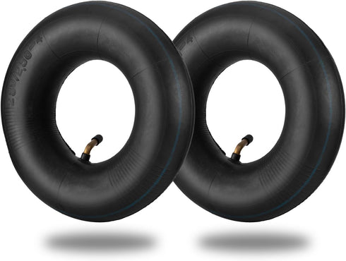 2.80/2.50-4" Replacement Tire Inner Tubes, 2 Pack Heavy Duty 2.80 2.50-4/280/250-4 Inner Tube with Bent Valve for Scooters, Hand Trucks, Wheelbarr...