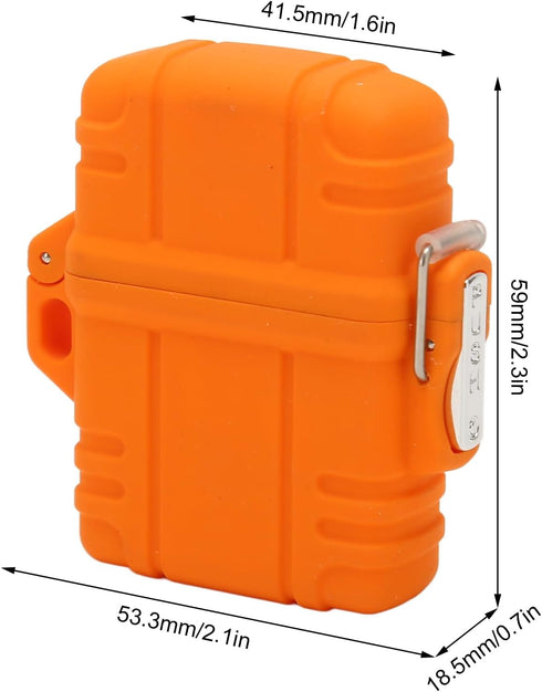 Lighter Case, Lighter Holder, Torch Lighter Cover Portable Plastic IP56 Waterproof Sealed Lighter Case for Camping Travel Survival Hiking or other...