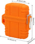 Lighter Case, Lighter Holder, Torch Lighter Cover Portable Plastic IP56 Waterproof Sealed Lighter Case for Camping Travel Survival Hiking or other...