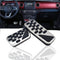 Non-Slip Foot Pedal Pads Compatible with Wrangler JL 2018-up/Gladiator 2019-up,at No Drilling Aluminum Brake and Accelerator Pedal Covers...