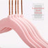 MIZGI Premium Kids Velvet Hangers (Pack of 50) with Copper/Rose Gold Hooks,Space Saving Ultra Thin,Non Slip Baby Hangers for Children's Skirt Dres...