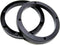 2PCS Black Plastic Speaker Spacer Adaptor Ring Mounting Bracket, 6.5 inches Dia Speaker Spacer Rings for Cars, Boats, Trucks, and More...