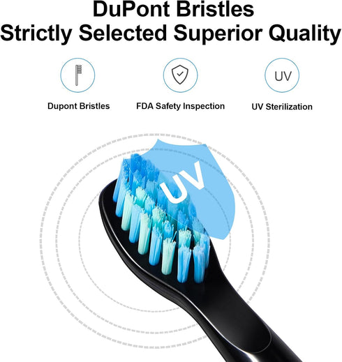 Toothbrush Replacement Heads Compatible with Bitvae D2 Electric Toothbrush,Sonic Electric Toothbrush Heads for Bitvae D2 Electric Toothbrush,10 Pa...
