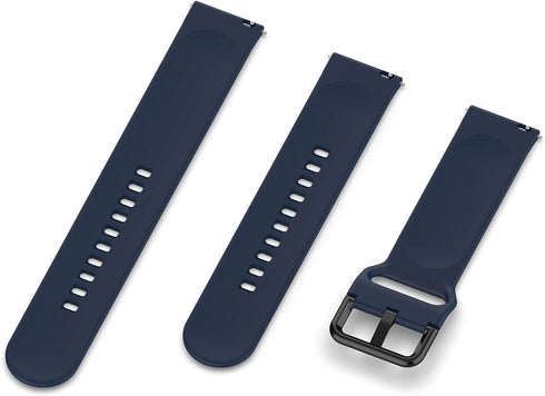 KOMI Compatible for Active 2 Watch 44mm 40mm/Galaxy Watch 4 Classic 46mm 42mm Band,20mm Soft Silicone Replacement Strap for Galaxy Watch Band 6 5 ...