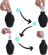 Anal Douche Enema Bulb Vaginal Douche Enema Cleaner for Women’s or Man’s Health (500ml Black and Transparent)...