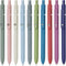 FIOVER Gel Pens, 10pcs 0.5mm Quick Dry Black Ink Pens Fine Point Smooth Writing Pen High-End Series Pens Ballpoint for School Office Home Supplies...