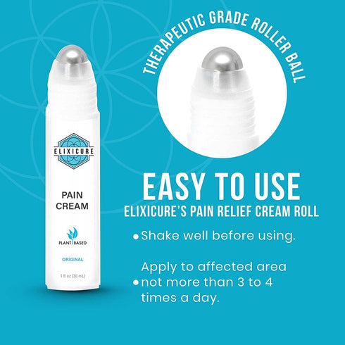 Natural Pain Relief Cream for Arthritis Pain, Joint Relief & Sore Muscles. Fast Acting, Long Lasting & Non-Greasy. (Wintergreen, 1 oz. Roll-On)...