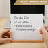 Desktop Glass Whiteboard with Wood Base, Small Whiteboard Glass Dry Erase Board Mini Whiteboard Portable Desk Whiteboard for Home, Office, 6.9x5.8...