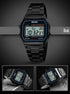 Men's Digital Gold Stainless Steel Watch Backlit Multifunction Stopwatch Waterproof Sport Watches...